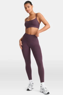 Sculpt Seamless Scrunch Legging - Plum Marl