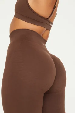 Sculpt Seamless Scrunch Legging - Coffee Marl