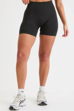 Sculpt Seamless Scrunch Shorts - Black Marl