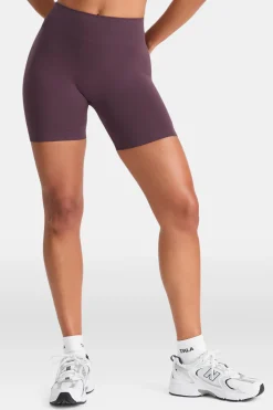 Sculpt Seamless Scrunch Shorts - Plum Marl