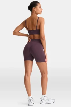Sculpt Seamless Scrunch Shorts - Plum Marl