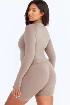 Sculpt Seamless Scrunch Shorts - Pebble Marl