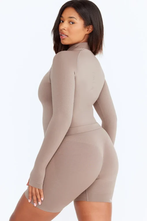 Sculpt Seamless Scrunch Shorts - Pebble Marl