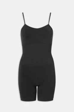 Sculpt Seamless Scrunch Unitard - Black Marl
