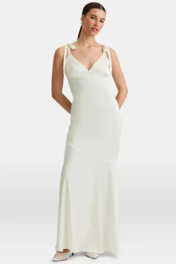 Silky Maxi Dress - Diamond White