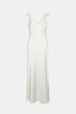 Silky Maxi Dress - Diamond White