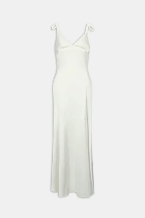 Silky Maxi Dress - Diamond White
