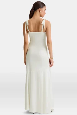 Silky Maxi Dress - Diamond White