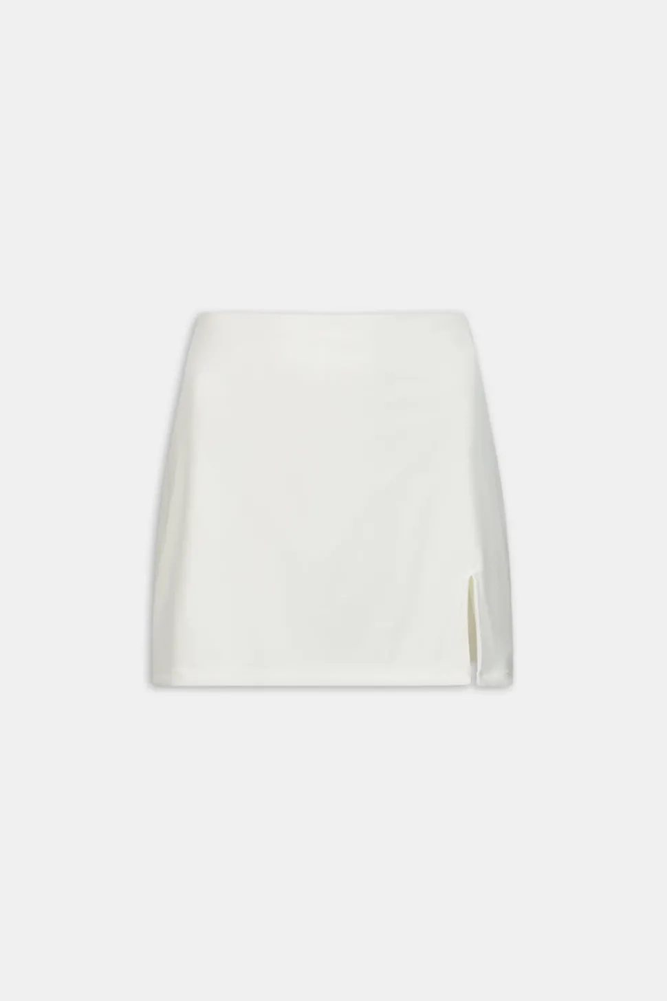 SkinLuxe Asymmetric Side Split Skort - Coconut Milk