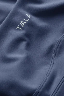 SkinLuxe Contour Scoop Back Sports Bra - Vintage Blue