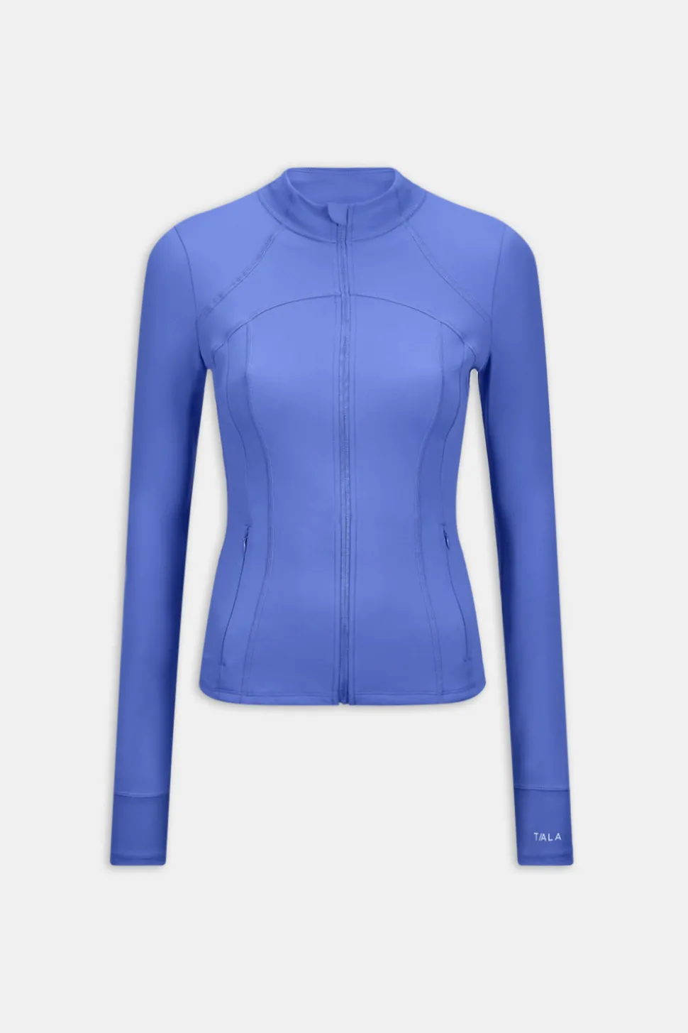 SkinLuxe Full Length Running Top - Iris Blue