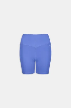SkinLuxe High V-Waisted Shorts - Iris Blue