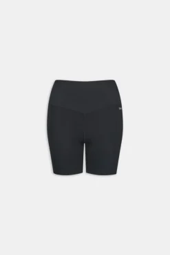 SkinLuxe High V-Waisted Shorts - Shadow Black