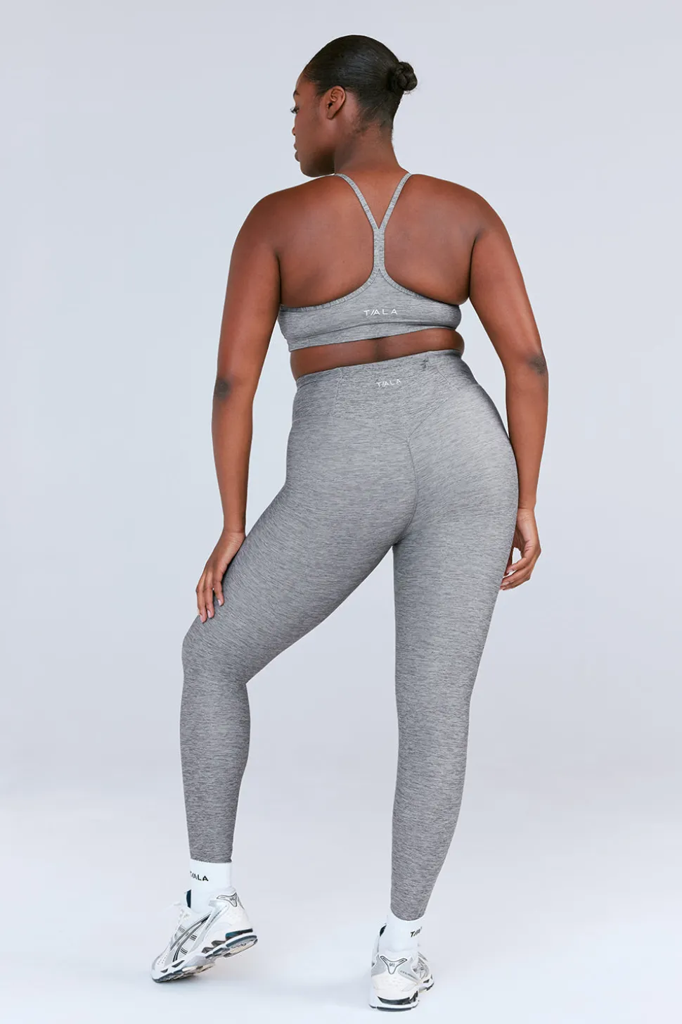 SkinLuxe High Waisted Legging - Dark Grey Marl