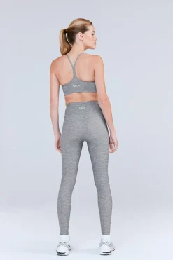 SkinLuxe High Waisted Legging - Dark Grey Marl