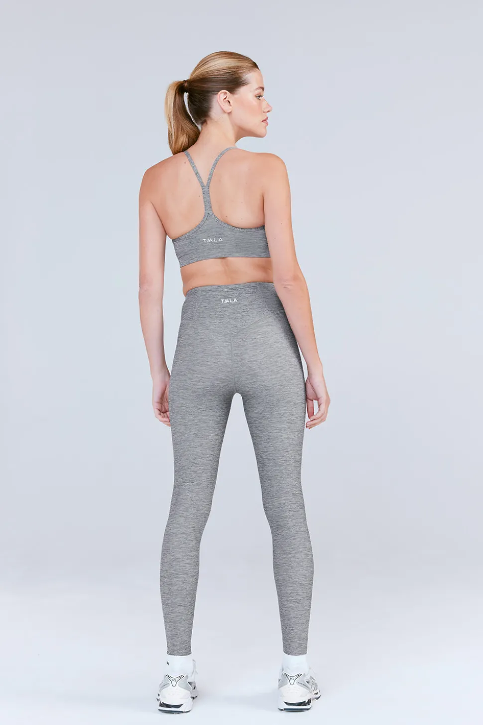 SkinLuxe High Waisted Legging - Dark Grey Marl