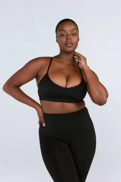 SkinLuxe Lift Sports Bra - Shadow Black