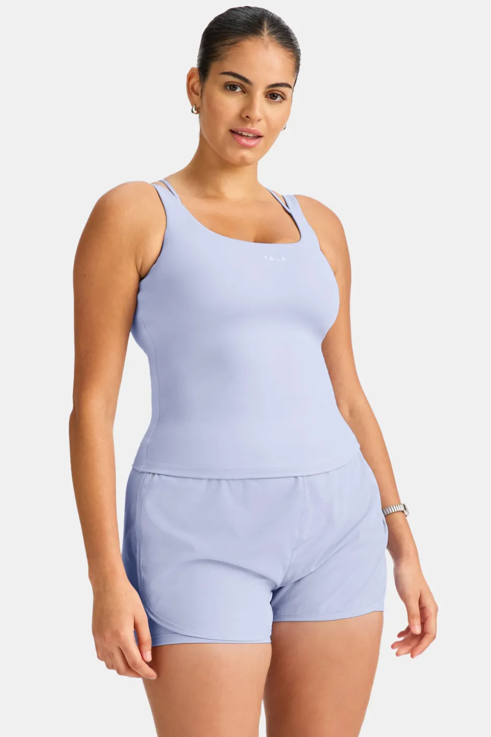 SkinLuxe Multi-Strap Sports Vest - Lilac