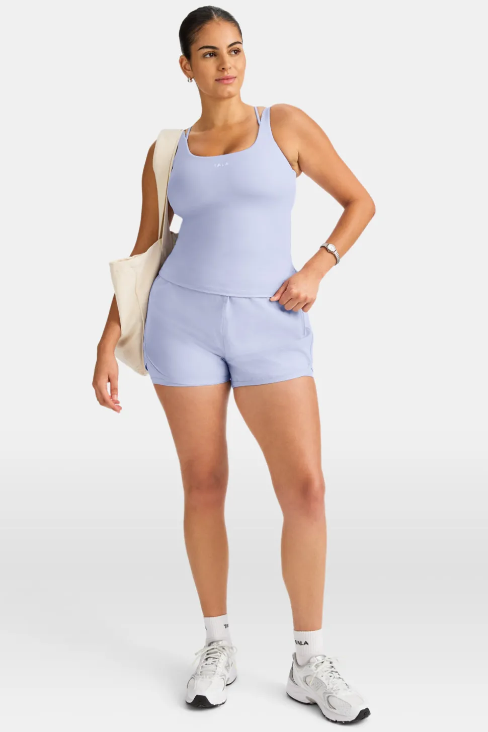 SkinLuxe Multi-Strap Sports Vest - Lilac