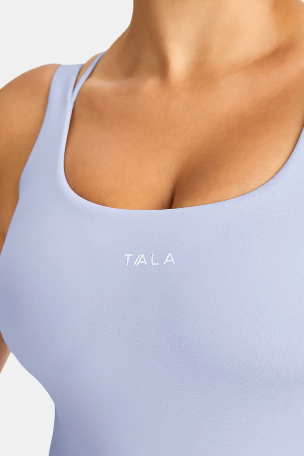 SkinLuxe Multi-Strap Sports Vest - Lilac