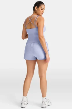 SkinLuxe Multi-Strap Sports Vest - Lilac