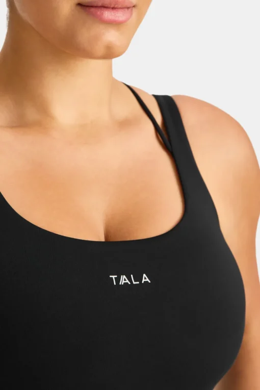 SkinLuxe Multi-Strap Sports Vest - Black
