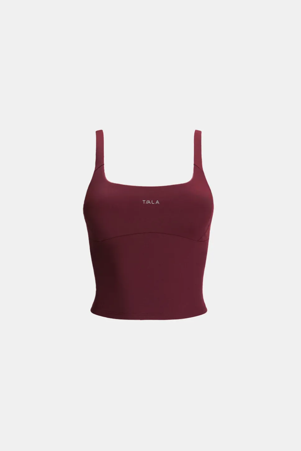 SkinLuxe Scoop Neck Vest - Burgundy