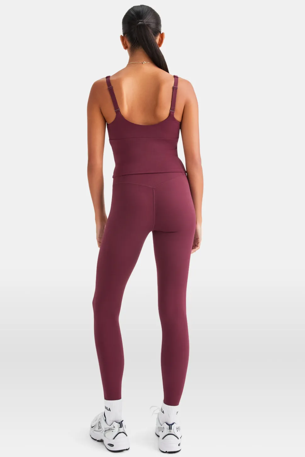 SkinLuxe Scoop Neck Vest - Burgundy