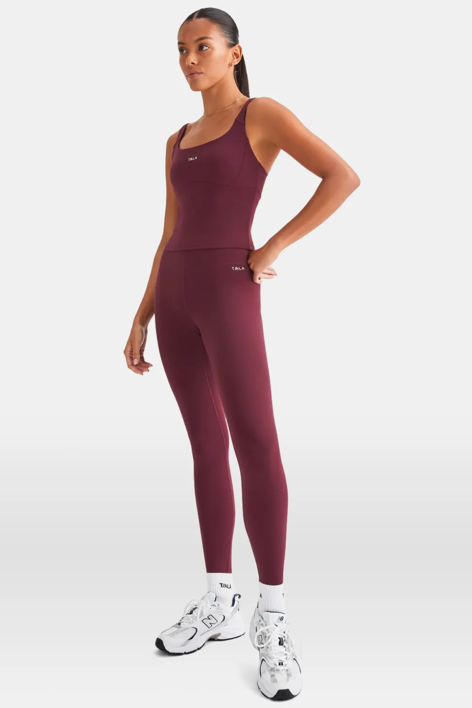 SkinLuxe Scoop Neck Vest - Burgundy