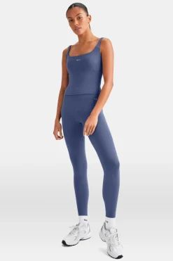 SkinLuxe Scoop Neck Vest - Vintage Blue