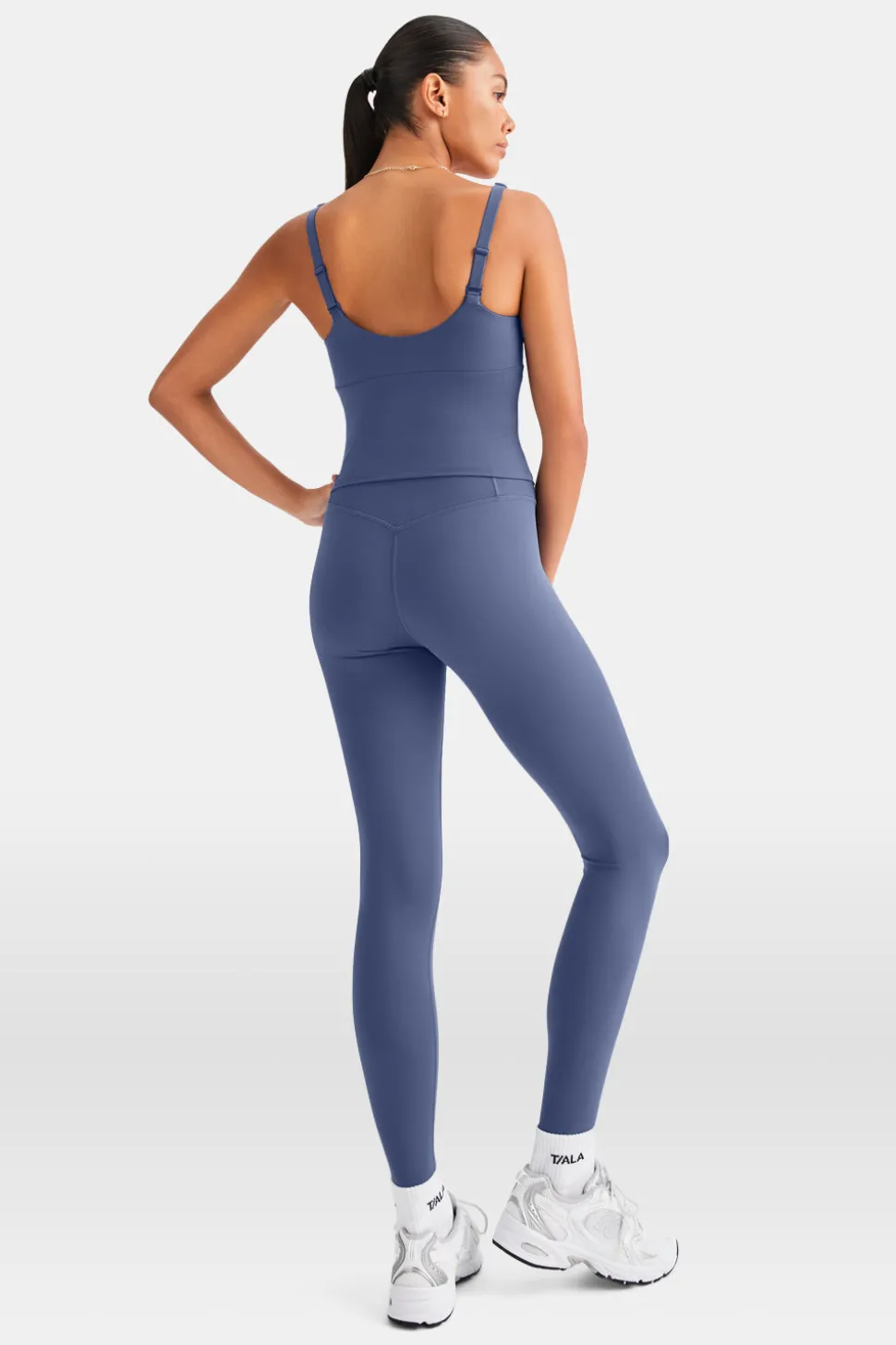 SkinLuxe Scoop Neck Vest - Vintage Blue