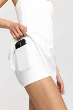 SkinLuxe Side Split Skort - Coconut Milk