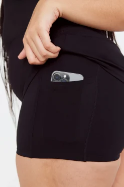 SkinLuxe Skort - Shadow Black