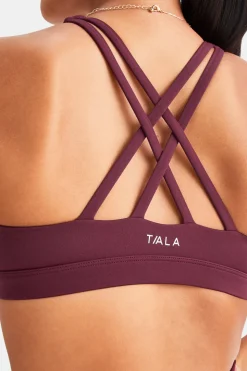 SkinLuxe Tank Sports Bra - Burgundy