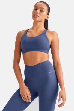 SkinLuxe Tank Sports Bra - Vintage Blue