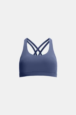 SkinLuxe Tank Sports Bra - Vintage Blue