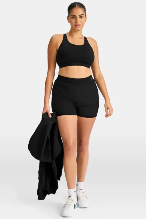 SkinLuxe Tank Sports Bra - Shadow Black