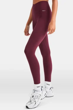 SkinLuxe V-Waist Legging - Burgundy