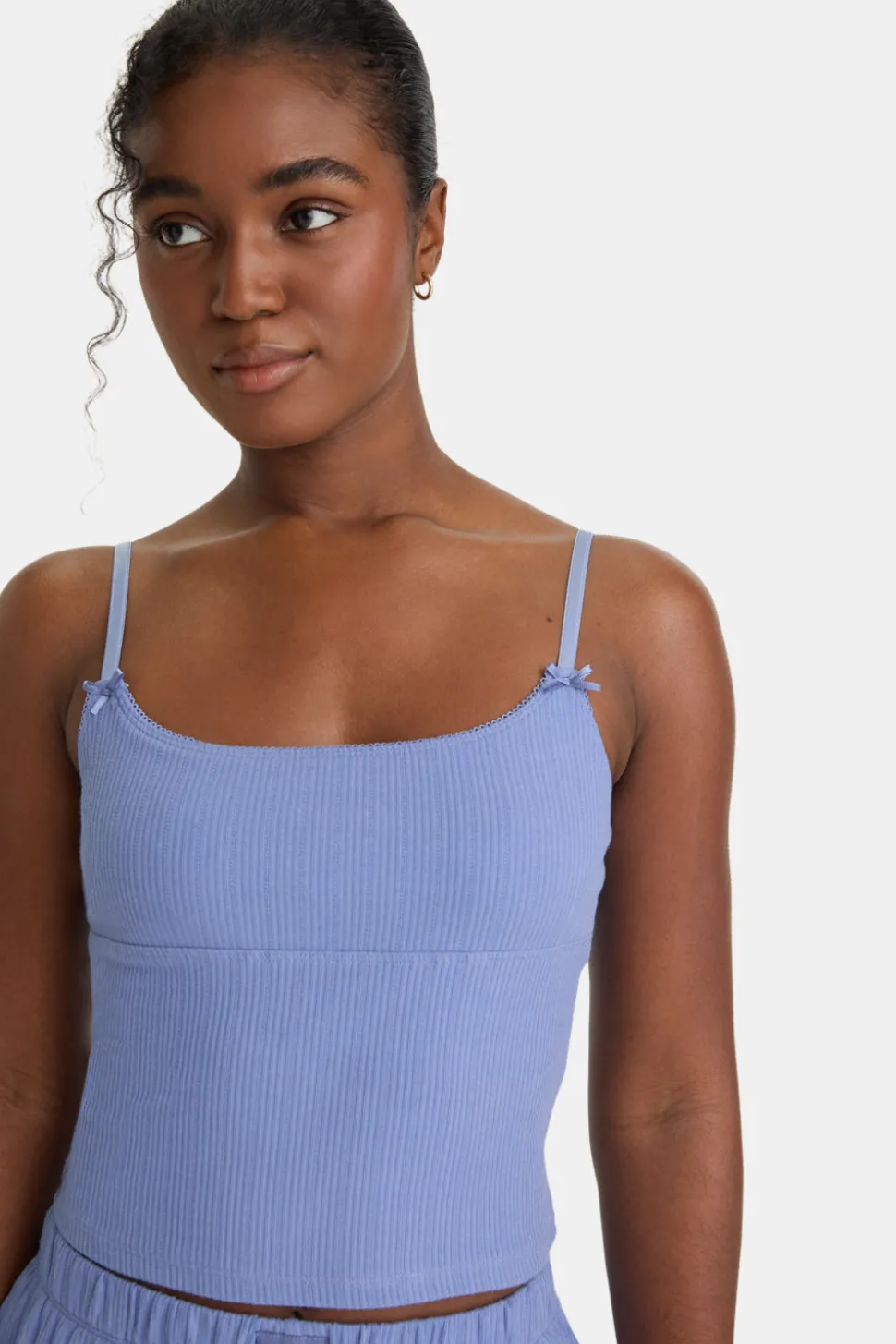 Soft Lounge Cami Top - Cornflower Blue