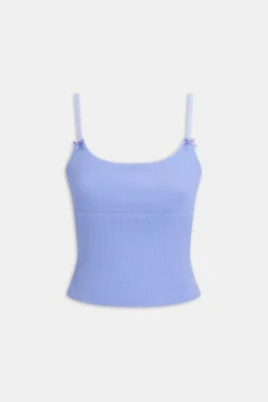 Soft Lounge Cami Top - Cornflower Blue