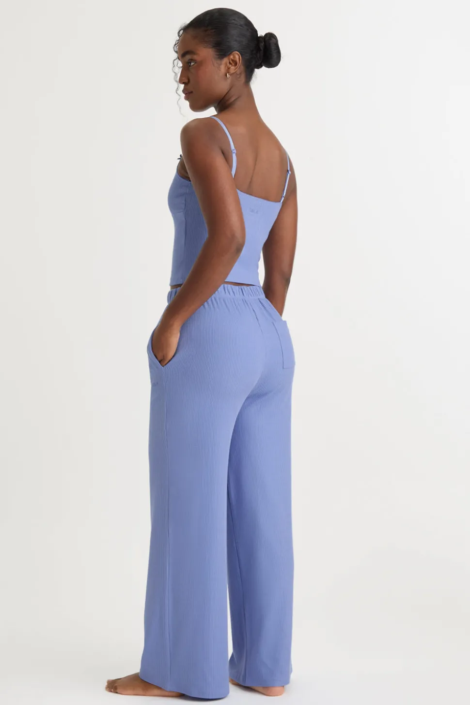 Soft Lounge Cami Top - Cornflower Blue