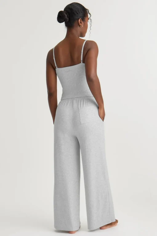 Soft Lounge Cami Top - Grey Marl