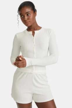 Soft Lounge Cardigan - Coconut Milk