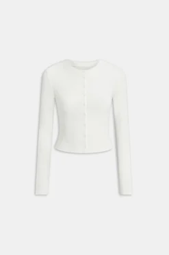 Soft Lounge Cardigan - Coconut Milk