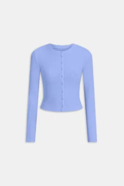 Soft Lounge Cardigan - Cornflower Blue