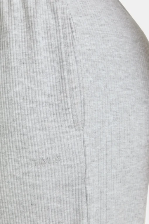 Soft Lounge Wide Leg Pyjama Bottoms - Grey Marl