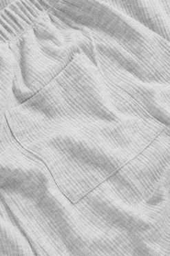 Soft Lounge Wide Leg Pyjama Bottoms - Grey Marl