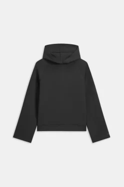 SoftSmart Flared Sleeve Hoodie - Black