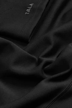 SoftSmart Flared Sleeve Hoodie - Black