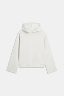SoftSmart Flared Sleeve Hoodie - Ecru